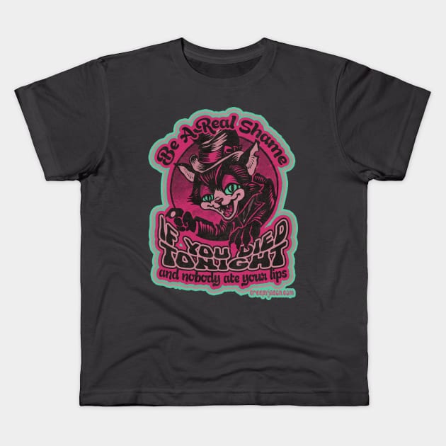 be a real shame Kids T-Shirt by creepyjason